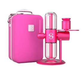 Stolní vaporizér Gravitational Hookah Stundenglass Kompact Pink